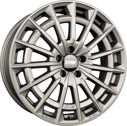 CMS C38 titanium matt Alufelge 8x18 Zoll ET32.5 LK 5x112 ML66.5 – Bild 2