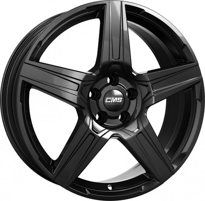 CMS C34 complete black gloss 8x19 ET40 - LK5/130 ML66.5