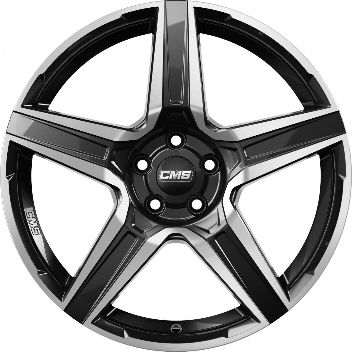 CMS C34 diamond black gloss 8.5x19 ET26 - LK5/112 ML66.5