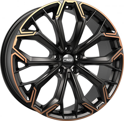 CMS C37 part diamond black copper 8x18 ET35 - LK5/112 ML66.5