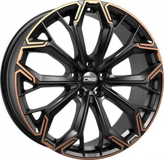 CMS C37 part diamond black copper Alufelge 7.5x20 Zoll ET44 LK 5x112 ML57.1