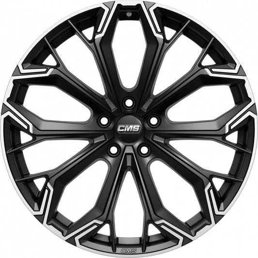 CMS C37 part diamond matt black 7.5x20 ET35 - LK5/114.3 ML60.1