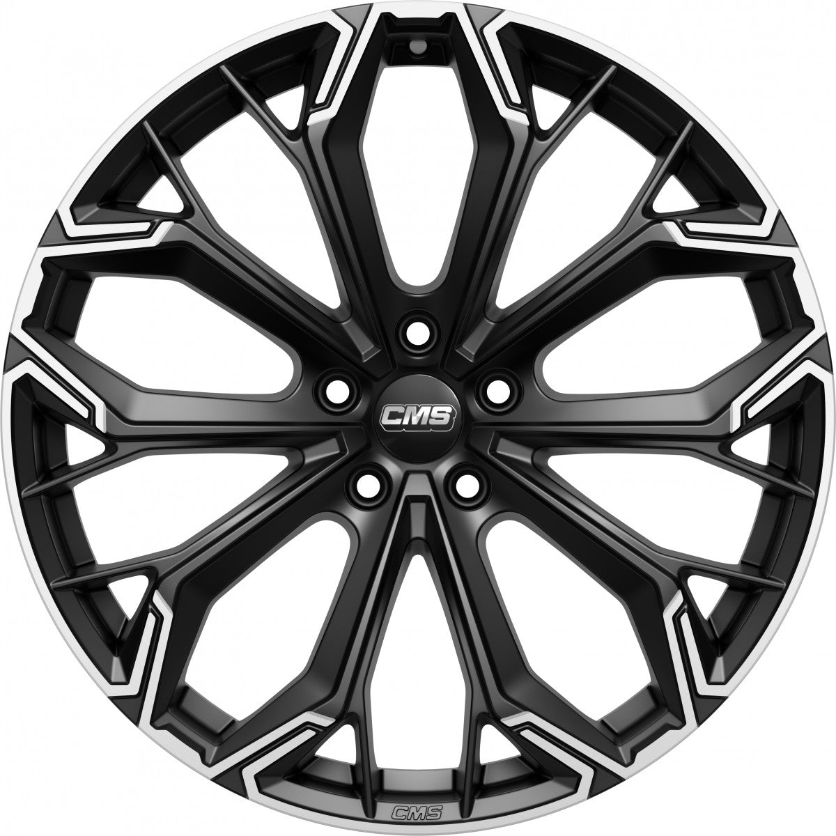 CMS C37 part diamond matt black 7.5x20 ET45 - LK5/114.3 ML66.6
