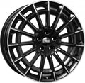 CMS C38 part diamond black gloss Alufelge 7.5x19 Zoll ET45 LK 5x114.3 ML67.2