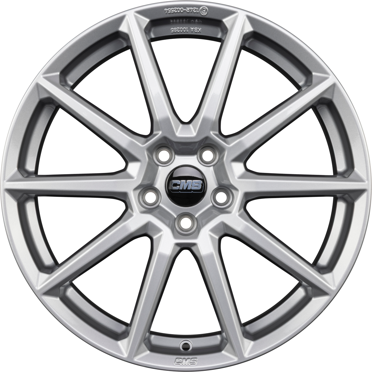 CMS C39 racing silver Alufelge 6.5x16 Zoll ET46 LK 5x114.3 ML67.2