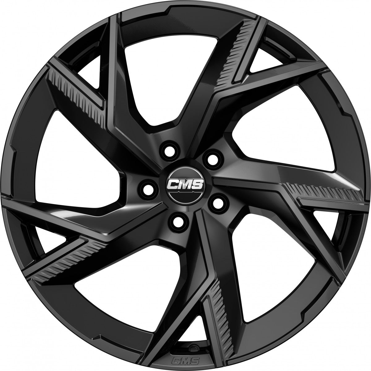 CMS C41 complete black gloss Alufelge 8.5x20 Zoll ET45 LK 5x130 ML66.5 – Bild 2