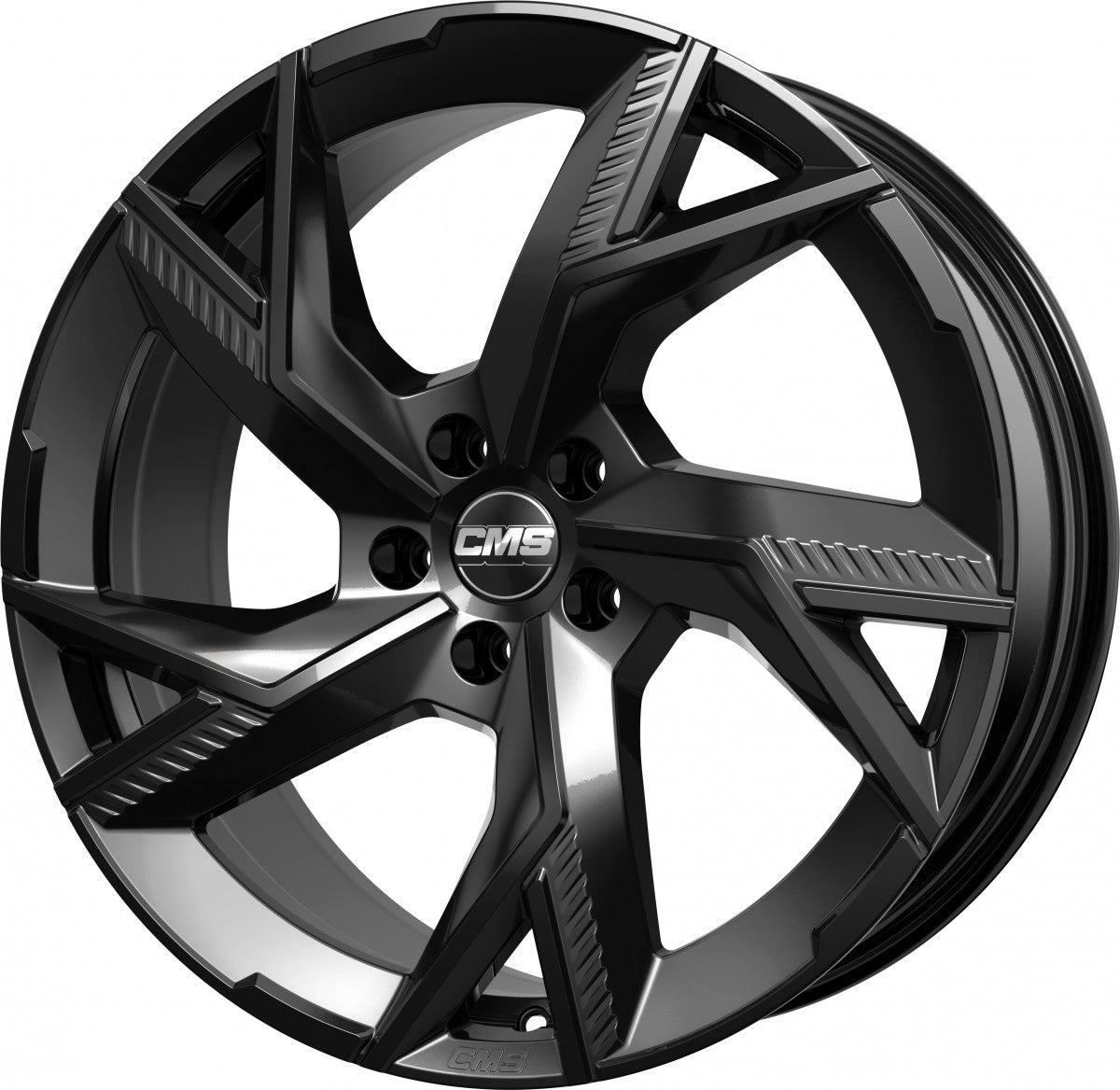 CMS C41 complete black gloss Alufelge 8.5x20 Zoll ET45 LK 5x130 ML66.5 – Bild 3