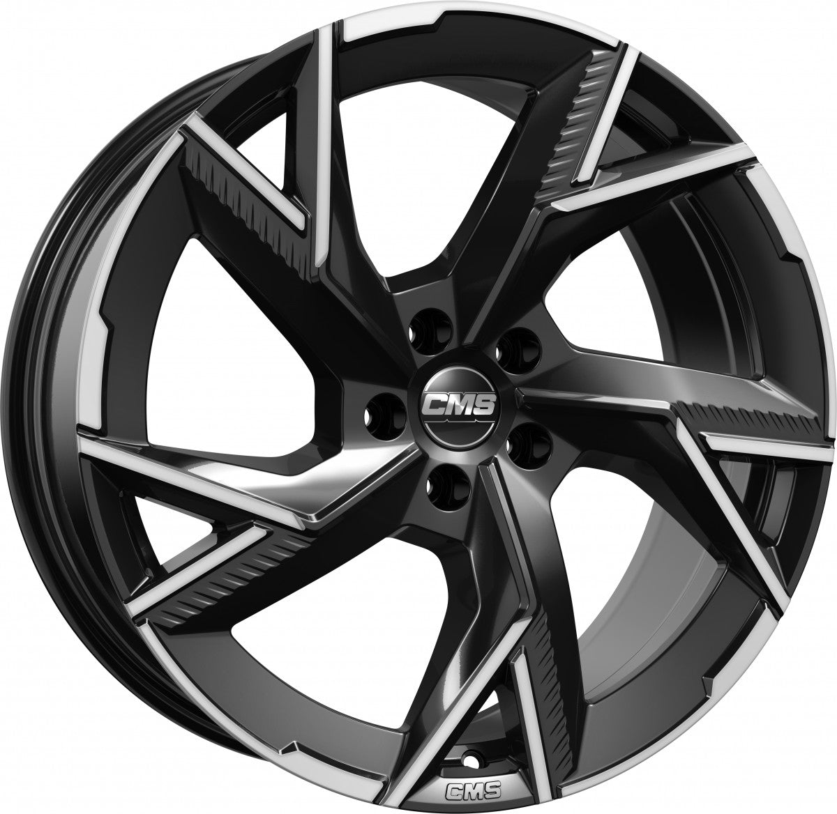 CMS C41 part diamond black gloss Alufelge 8.5x20 Zoll ET45 LK 5x130 ML66.5