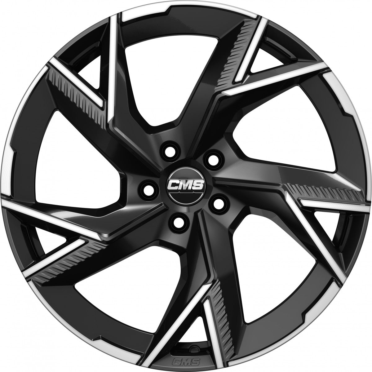 CMS C41 part diamond black gloss Alufelge 8.5x20 Zoll ET45 LK 5x130 ML66.5 – Bild 2