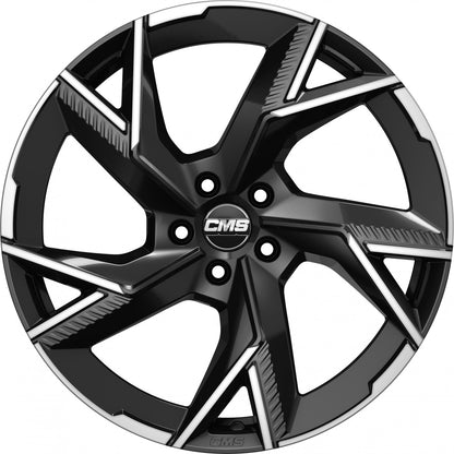 CMS C41 part diamond black gloss Alufelge 8.5x20 Zoll ET45 LK 5x130 ML66.5 – Bild 2
