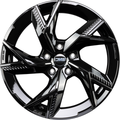 CMS C41 CBG Schwarz Glanz Alufelge 8.5x20 Zoll ET40 LK 5x120 ML63.4