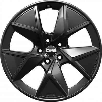 CMS C42 complete black gloss 8x19 ET39 - LK5/112 ML66.5