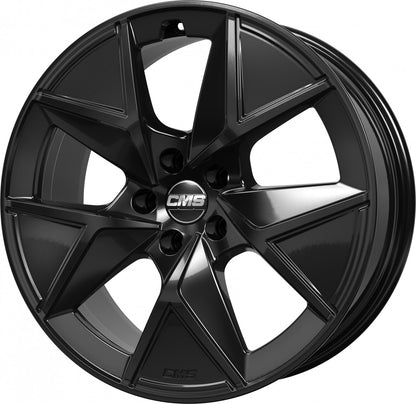 CMS C42 complete black gloss 8x19 ET39 - LK5/112 ML66.5