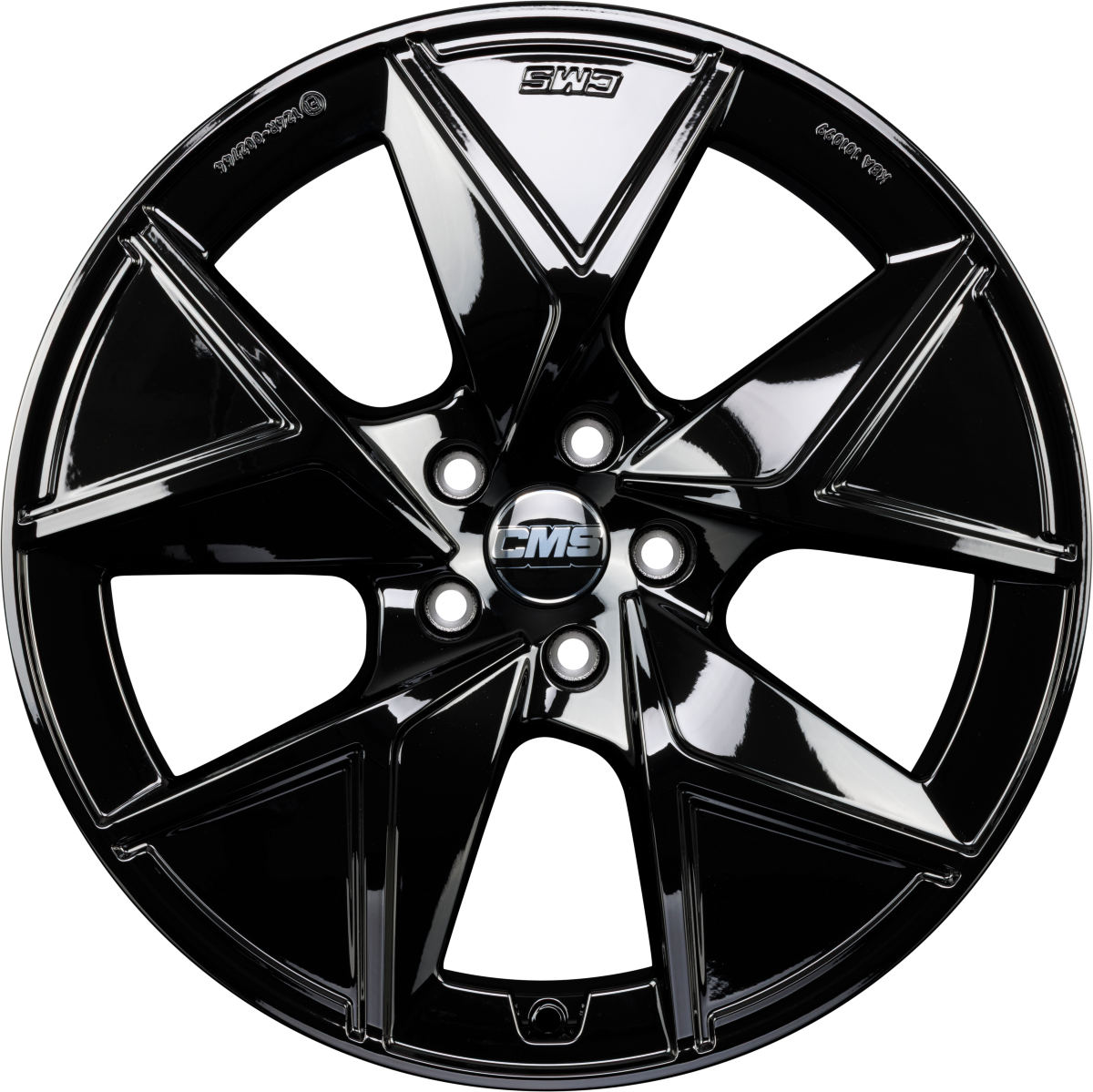 CMS C42 Aero CBG Schwarz Glanz Alufelge 8x19 Zoll ET45 LK 5x112 ML57.1