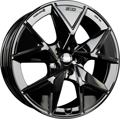 CMS C42 Aero CBG Schwarz Glanz Alufelge 8x19 Zoll ET45 LK 5x112 ML57.1 – Bild 2