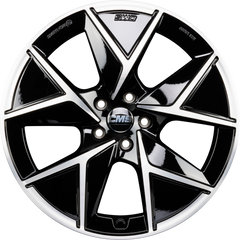 CMS C42 Aero DB Diamant Schwarz Glanz Alufelge 8x19 Zoll ET34 LK 5x112 ML66.6