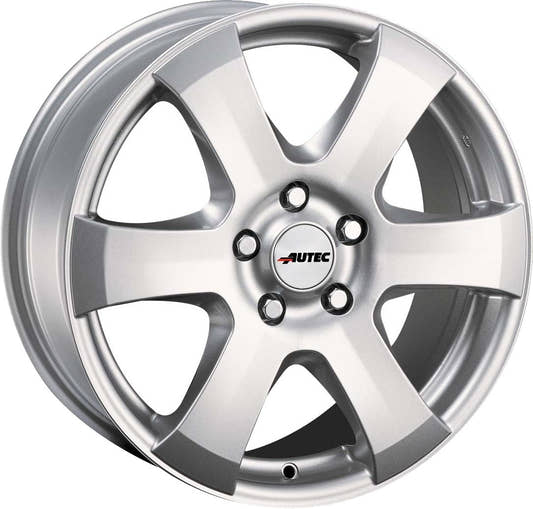 Autec Typ B - Baltic brillantsilber 6.5x15 ET43 - LK5/108 ML70