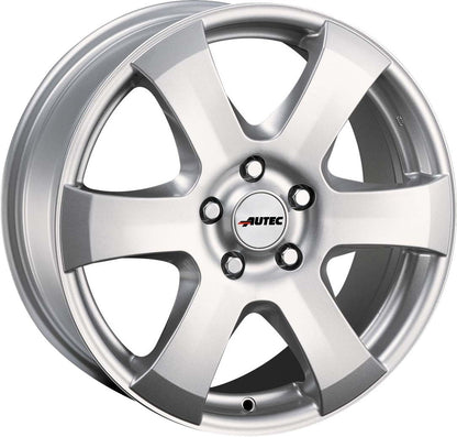 Autec Typ B - Baltic brillantsilber 6.5x15 ET43 - LK5/108 ML70