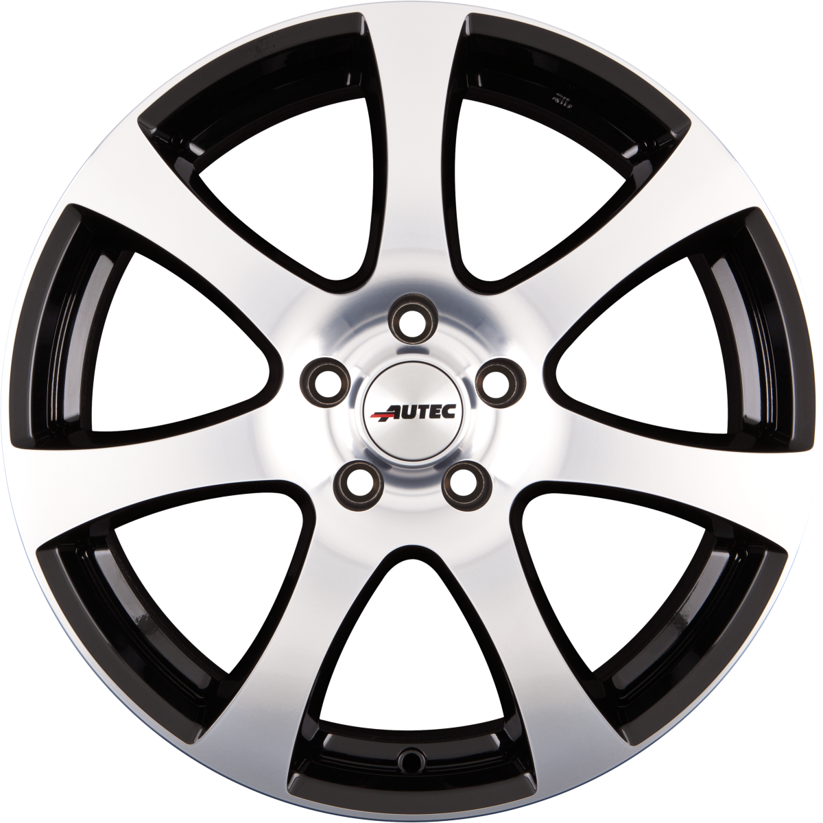 Autec Zenit Schwarz Poliert Alufelge 7x17 Zoll ET46 LK 5x112 ML70