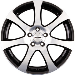 Autec Zenit Schwarz Poliert Alufelge 7x17 Zoll ET46 LK 5x112 ML70