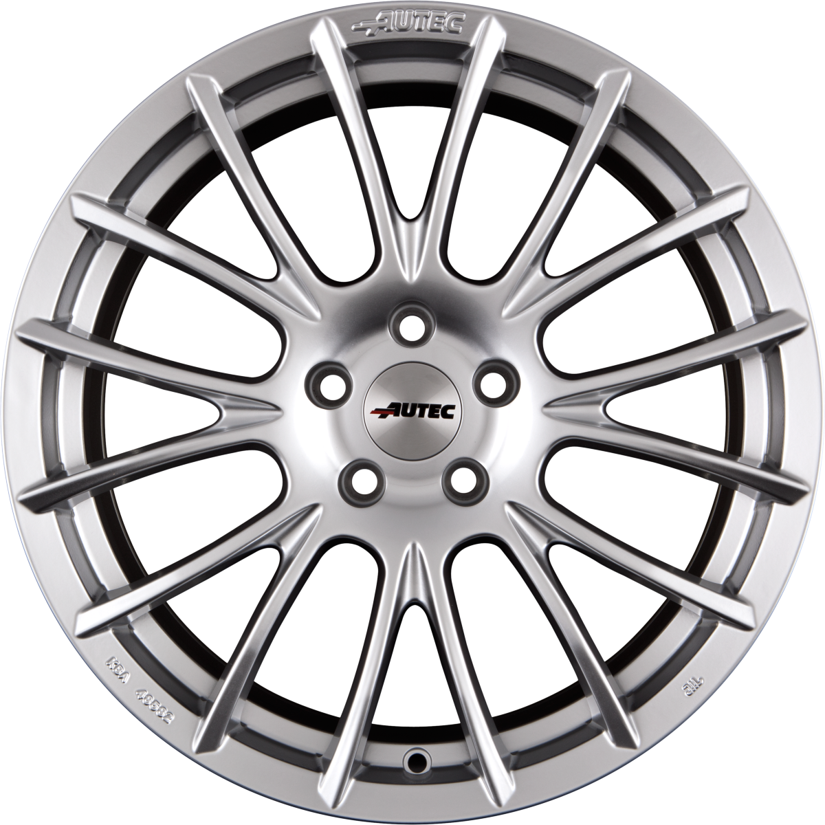 Autec Veron (V) Kristallsilber Alufelge 9x20 Zoll ET30 LK 5x120 ML72.6