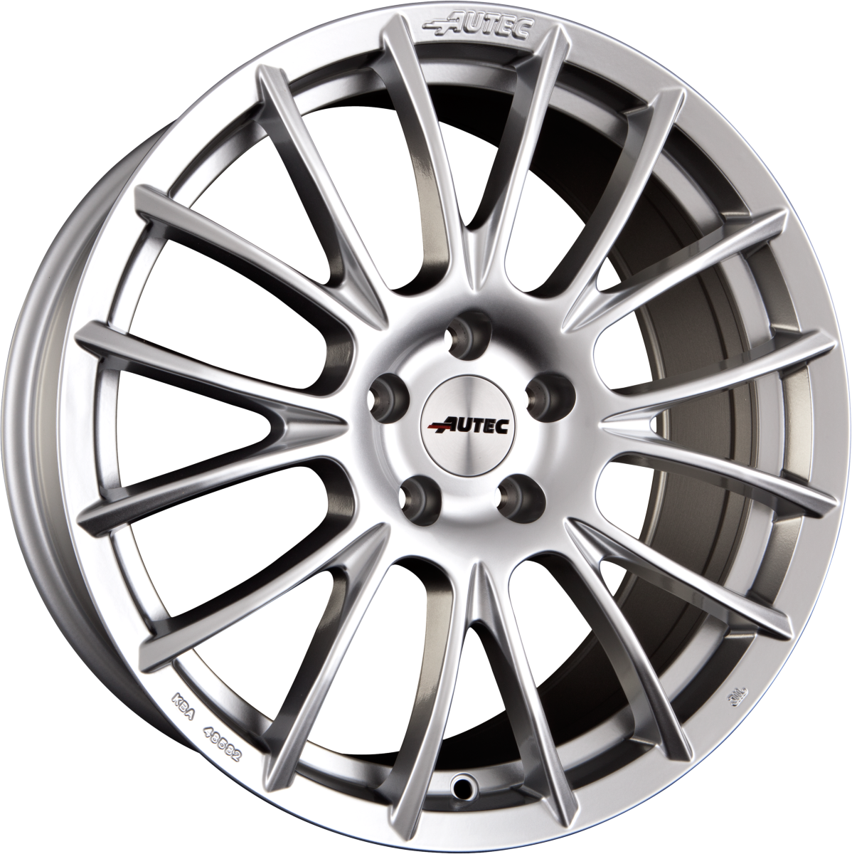 Autec Veron (V) Kristallsilber Alufelge 9x20 Zoll ET30 LK 5x120 ML72.6 – Bild 2