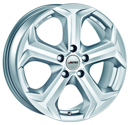 Autec Typ X - Xenos brillantsilber 6.5x16 ET33 - LK5/112 ML57.1