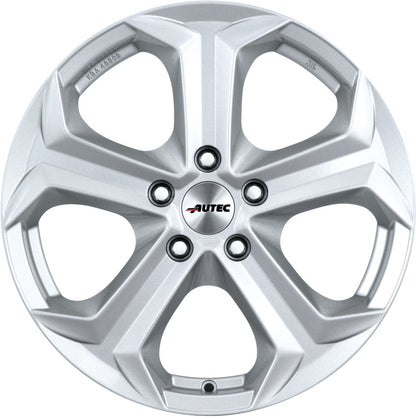 Autec Typ X - Xenos brillantsilber 6.5x16 ET33 - LK5/112 ML57.1