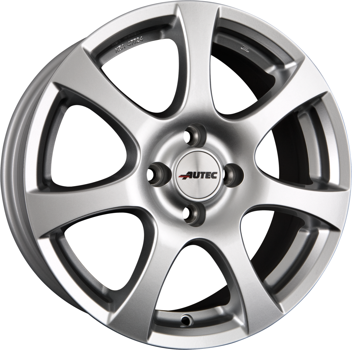 Autec Zenit Brilliantsilber Alufelge 6x15 Zoll ET38 LK 4x100 ML57.1 – Bild 2