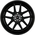 Autec Contest (C) Schwarz Poliert Alufelge 8.5x18 Zoll ET40 LK 5x114.3 ML70