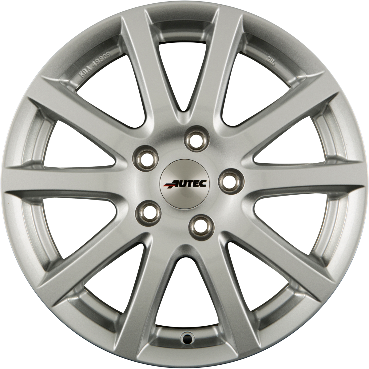 Autec Skandic Brillantsilber Alufelge 7x16 Zoll ET39 LK 5x112 ML57.1