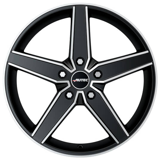 Autec Typ D - Delano schwarz matt poliert 8.5x20 ET30 - LK5/112 ML70
