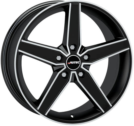 Autec Typ D - Delano schwarz matt poliert 8.5x20 ET42 - LK5/112 ML70