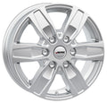 Autec Typ Q - Quantro 6-Loch brillantsilber Alufelge 6.5x16 Zoll ET56 LK 6x139.7 ML92.4