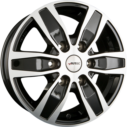 Autec Typ Q - Quantro 6-Loch schwarz poliert Alufelge 7x17 Zoll ET57 LK 6x139.7 ML92.4 – Bild 3