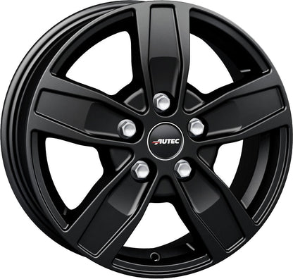 Autec Typ Q - Quantro 5-Loch schwarz matt 6.5x16 ET66 - LK5/118 ML71.1