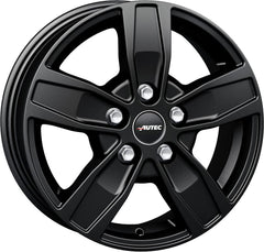 Autec Typ Q - Quantro 5-Loch schwarz matt Alufelge 6.5x16 Zoll ET66 LK 5x130 ML78.1