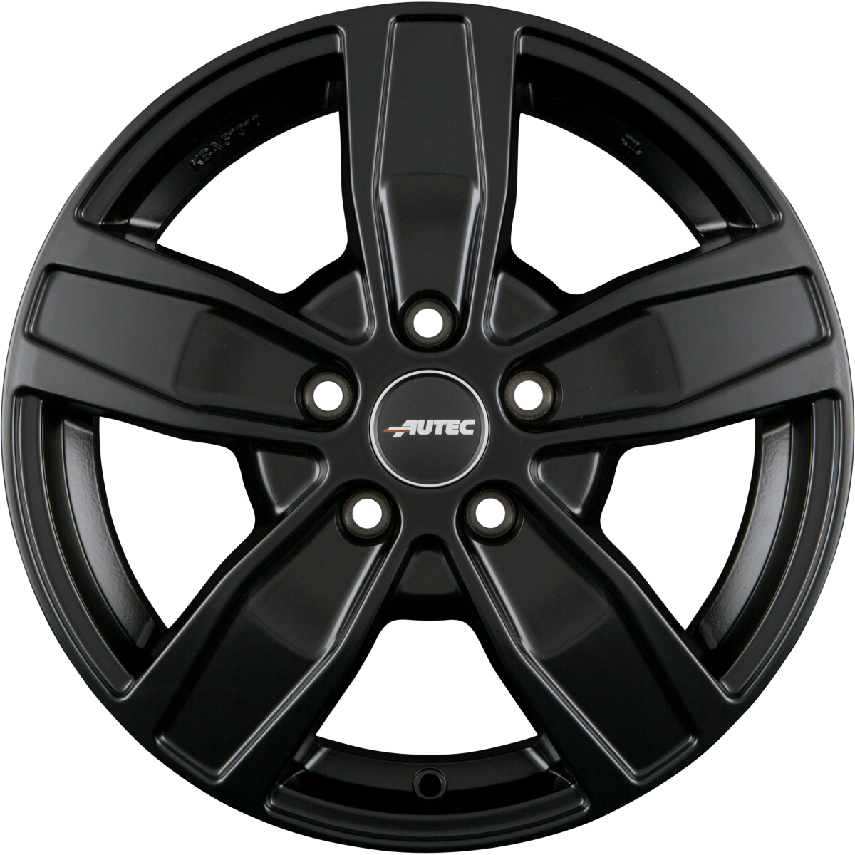 Autec Typ Q - Quantro 5-Loch schwarz matt Alufelge 7x17 Zoll ET60 LK 5x118 ML71.1 – Bild 3