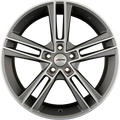 Autec Rias (R) Titansilber Matt Poliert Alufelge 8.5x19 Zoll ET38 LK 5x120 ML72.6