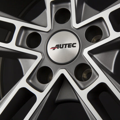 Autec Rias (R) Titansilber Matt Poliert Alufelge 8.5x19 Zoll ET40 LK 5x112 ML70 – Bild 4