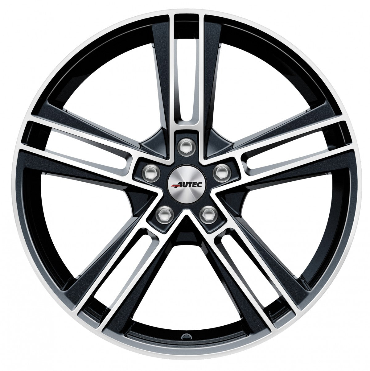 Autec Typ R - Rias schwarz metallic poliert 8.5x20 ET40 - LK5/112 ML70