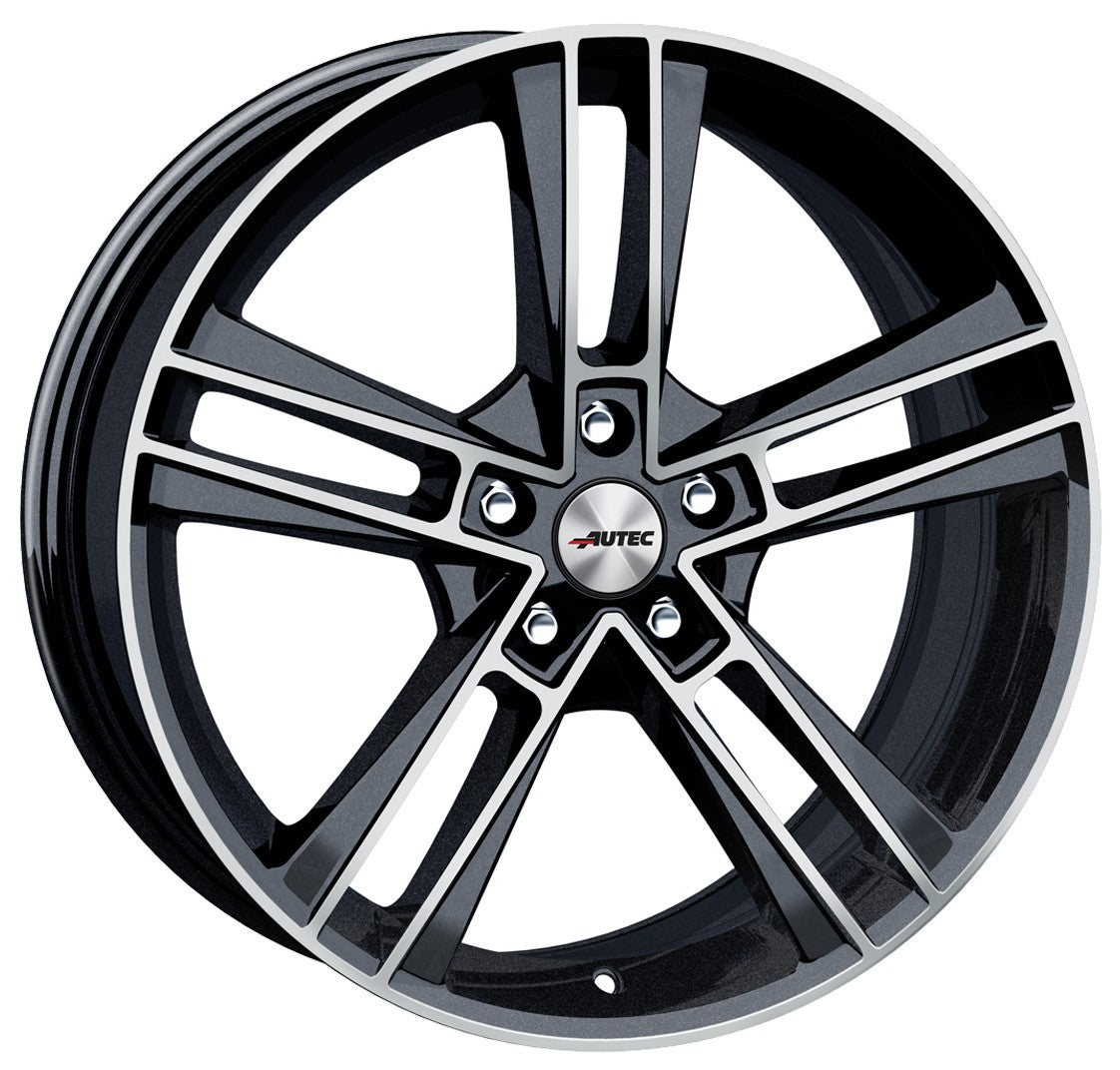 Autec Typ R - Rias schwarz metallic poliert 8.5x20 ET40 - LK5/120 ML64.1