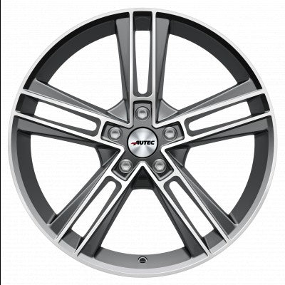 Autec Typ R - Rias titansilber matt poliert 8.5x20 ET35 - LK5/120 ML72.6