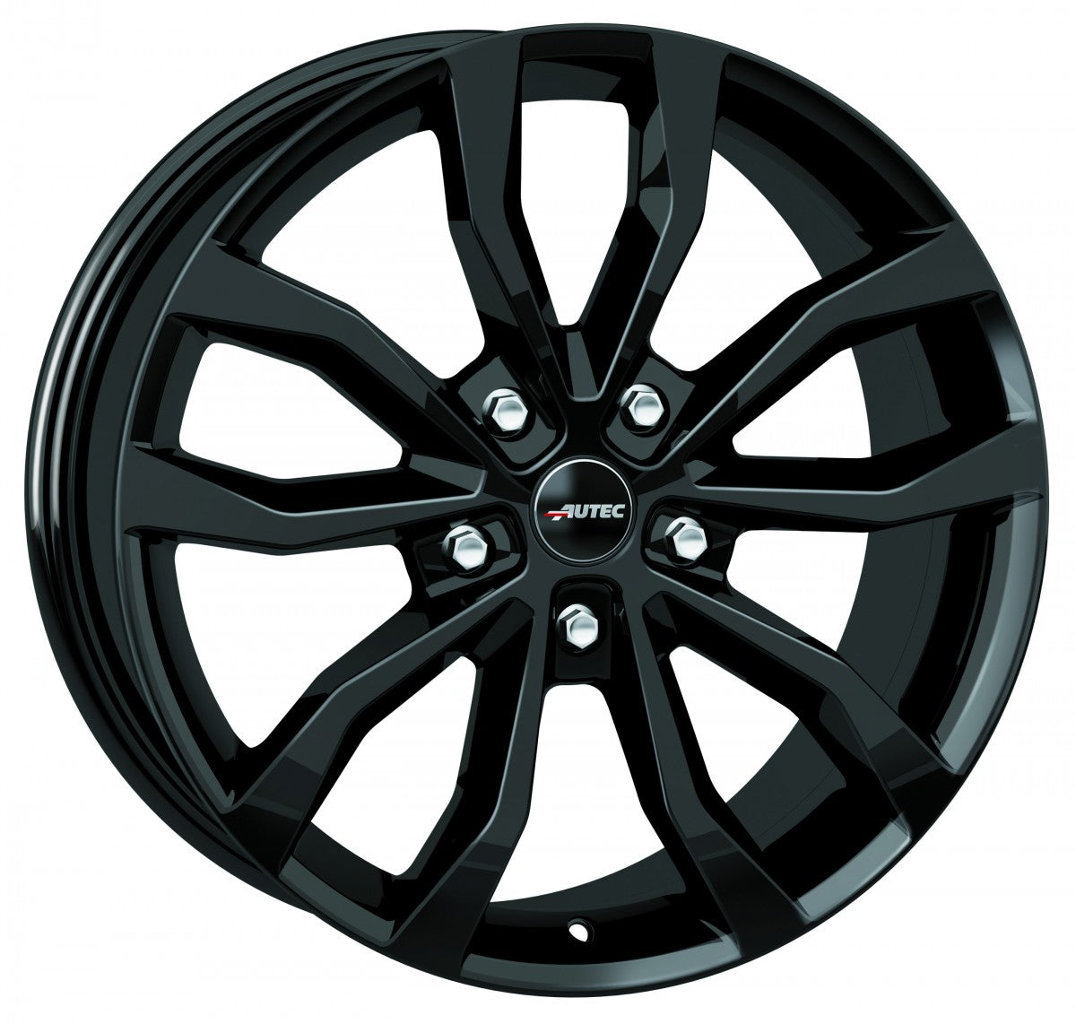 Autec Typ U - Uteca schwarz 8.5x19 ET55 - LK5/112 ML66.5