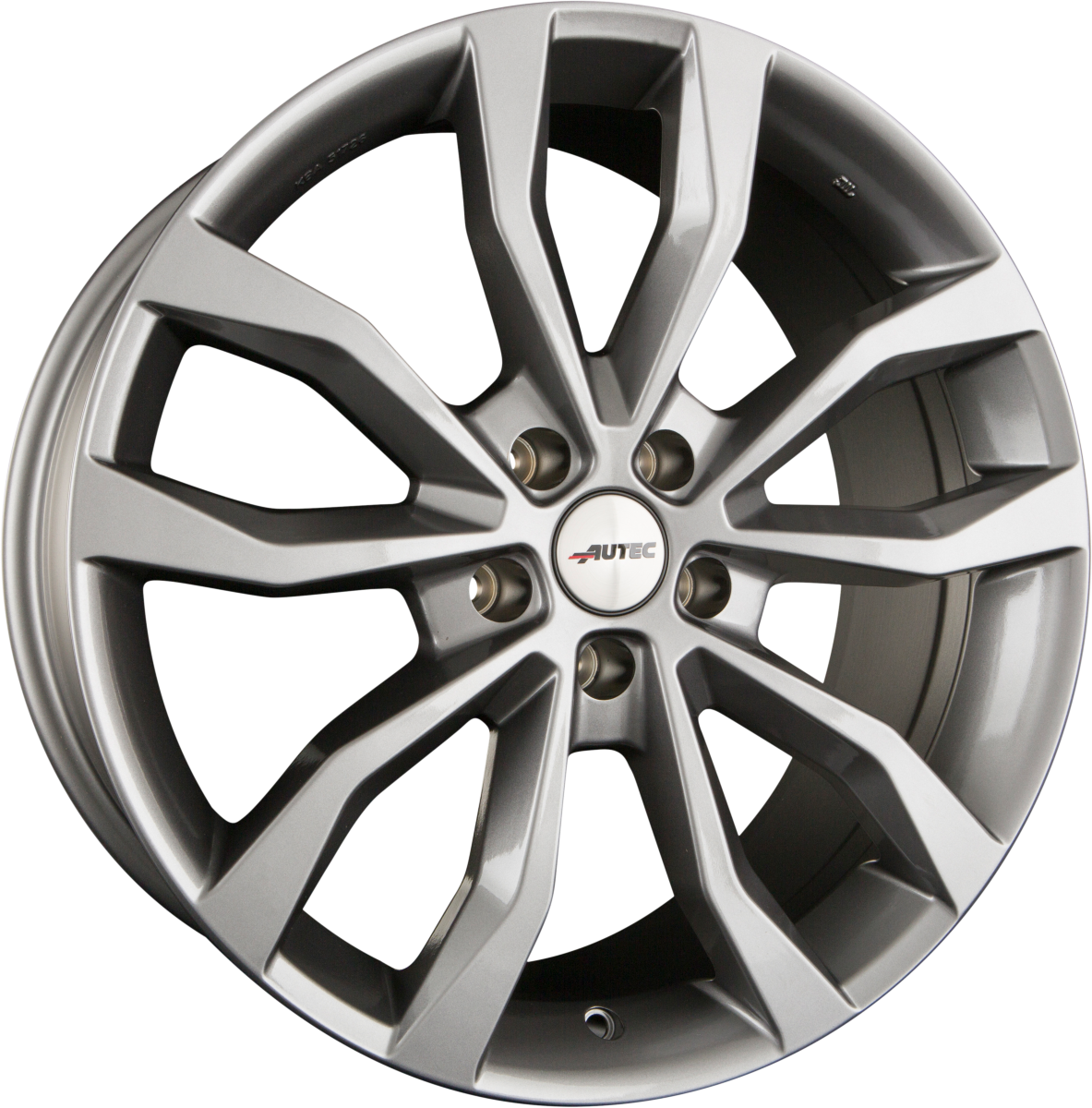 Autec Typ U - Uteca titansilber Alufelge 9x20 Zoll ET40 LK 5x112 ML66.5 – Bild 4
