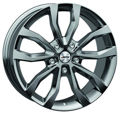 Autec Typ U - Uteca titansilber Alufelge 9x21 Zoll ET34 LK 5x112 ML66.5