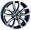 Autec Typ U - Uteca schwarz poliert 8x18 ET35 - LK5/105 ML56.6