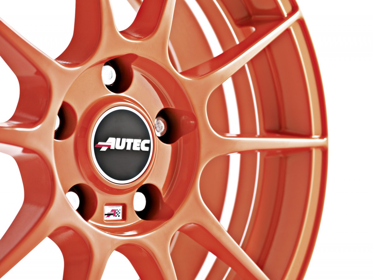 Autec Typ W - Wizard racing orange Alufelge – Bild 3