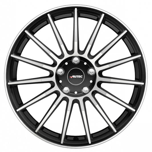 Autec Typ L - Lamera schwarz matt poliert 7.5x17 ET40 - LK5/100 ML60.1