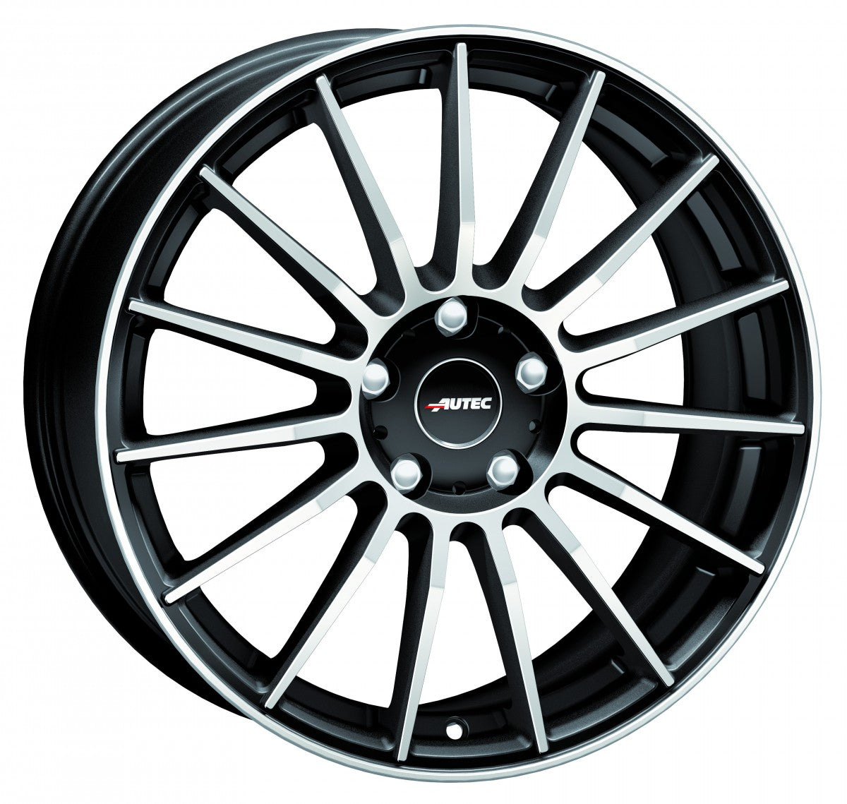 Autec Typ L - Lamera schwarz matt poliert 8x18 ET30 - LK5/112 ML70